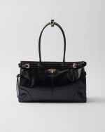 Prada Bonnie Large Leather Handbag